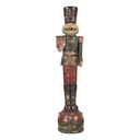 Decorazione Natalizie Schiaccianoci Rosso Verde 12x11x47 cm