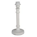 Base de lampe Lampe de table Blanc Ø 12x31 cm E27/max 1x40W