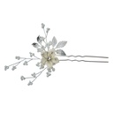 Hairpin Silver Colour White 6x1x12 cm