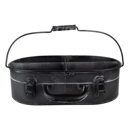 Scatola (4 scomparti) Nero 41x26x11 cm