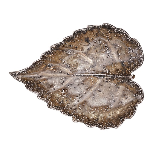 Decoratie schaaltje blad 15x13x3 cm
