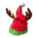 Dekoration Weihnachtsmütze Rot Grun 40 cm / 3xAA