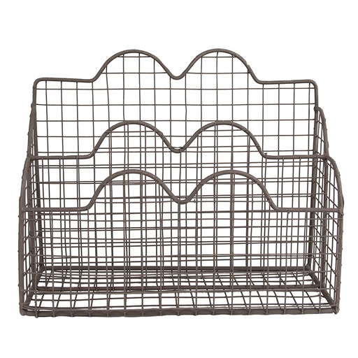Briefhalter Braun 27x12x22 cm