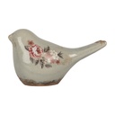 Decoratie vogel 16x7x9 cm