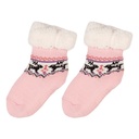 Children's Socks Pink White one size