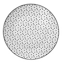 Geschirr Essteller Weiß, Schwarz Ø 26x2 cm