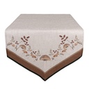 Chemin de table Beige Marron 50x160 cm