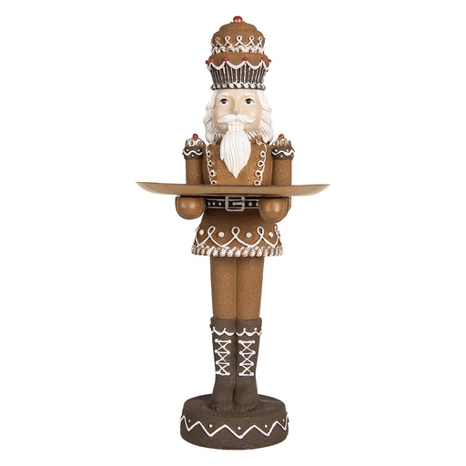 Christmas Decoration Nutcracker Brown 18x15x40 cm