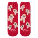 Clayre & Eef Chaussettes de Noël Rouge Polyester