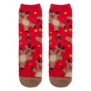 Clayre & Eef Chaussettes de Noël Rouge Polyester