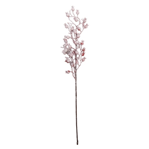Christmas Decoration Artificial Branch Red Brown 10x5x60 cm
