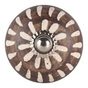 Poignée de porte Marron Ø 4x3 cm / S3 cm