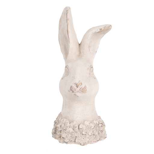 Decoration Rabbit Beige 12x10x24 cm