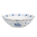 Soup Bowl White Blue Ø 15x5 cm / 350 ml