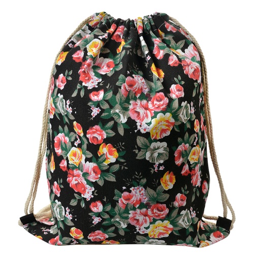 Sac Noir Rose 34x1x43 cm