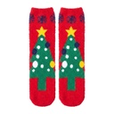 Clayre & Eef Chaussettes de maison Rouge Polyester