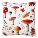 Cuscino imbottito Beige Rosso 45x45x4 cm