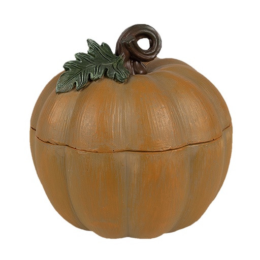 Decorazione Zucca Arancio 10x8x10 cm