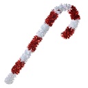 Decorazione Natalizia bastoncino di zucchero Rosso Bianco 26x7x95 cm