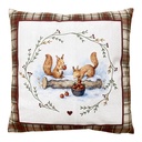 Cuscino imbottito Marrone Beige 45x45x4 cm