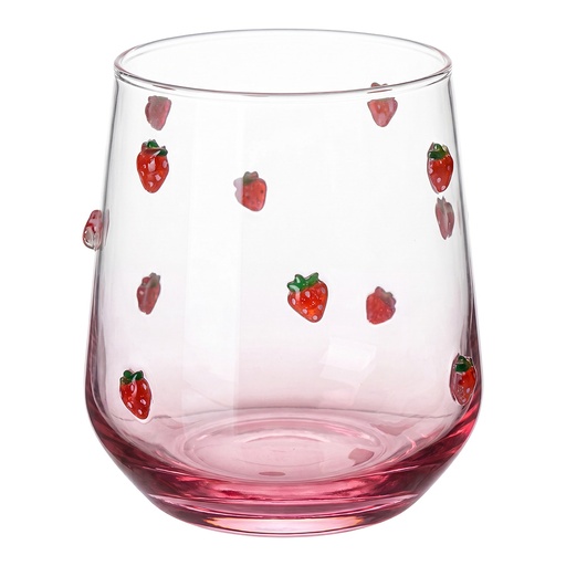 Verre d'eau Transparent Rouge Ø 7x11 cm / 320 ml