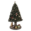Spieldose Weihnachtsbaum Grün Goldfarbig Ø 13x23 cm