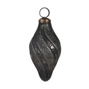 Boule de Noël Noir Ø 6x11 cm