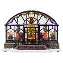 Clayre & Eef Decoratie Huis met LED Bruin