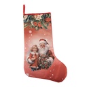 Christmas Stocking Decoration Christmas Stocking Red 25x1x36 cm