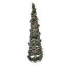 Decoratie kerstboom met LED Ø 27x99 cm / 3xAA
