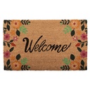 Doormat Inside Brown Black 75x45x1 cm