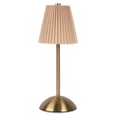 Gabriël Tafellamp Ø 12x30 cm Beige Metaal