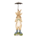 Image de décoration Lapin Marron 8x7x25 cm