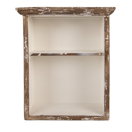Clayre & Eef Wandkast 36x15x43 cm Bruin Hout
