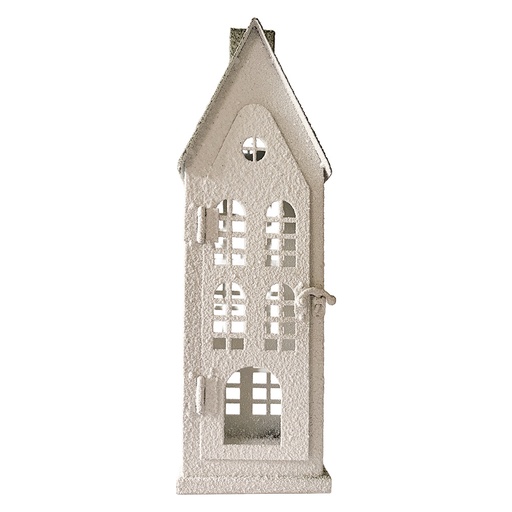 Decoratie huis 11x11x37 cm