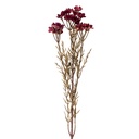 Deko Ast mit Blumen Rot 77 cm