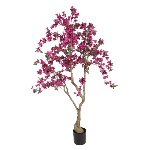 Clayre & Eef Kunstboom Bougainvillea 80x80x180 cm Roze Kunststof