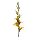 Decorative branch with flowers Orange Green 92 cm