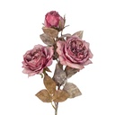 Decoratie tak met bloemen 83 cm