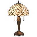 Wall Lamp Tiffany Beige, Brown Ø 30x50 cm E27/max 2x40W