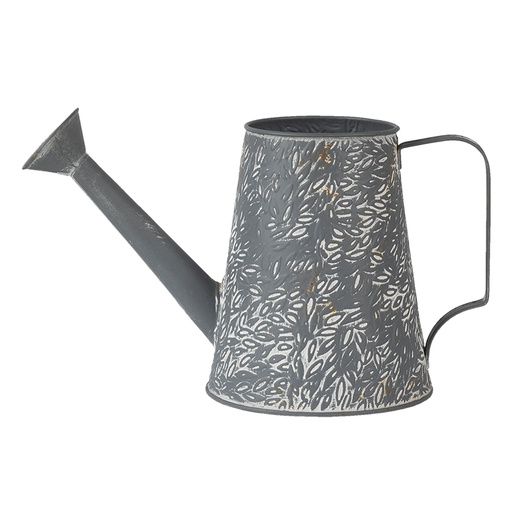 Decorative Watering Can Watering Can Grey 14x14x17 cm