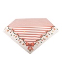 Tischdecke Beige Rot 100x100 cm