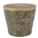 Decoratie bloempot Ø 12x10 cm
