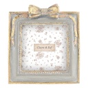 Cadre photo Gris Couleur or 12x2x14 cm / 8x8 cm