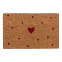Paillasson intérieur Marron Rouge 75x45x1 cm