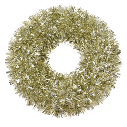 Christmas Decoration Wreath Gold colored Ø 45x6 cm