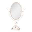 Table mirror Beige Brown 34x16x50 cm