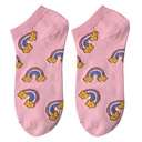 Socken Rosa Gelb 36-41