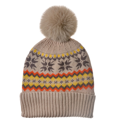 Muts 22x23 cm beige