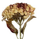 Decorative Artificial Branch with flowers Pink Green 15x15x47 cm